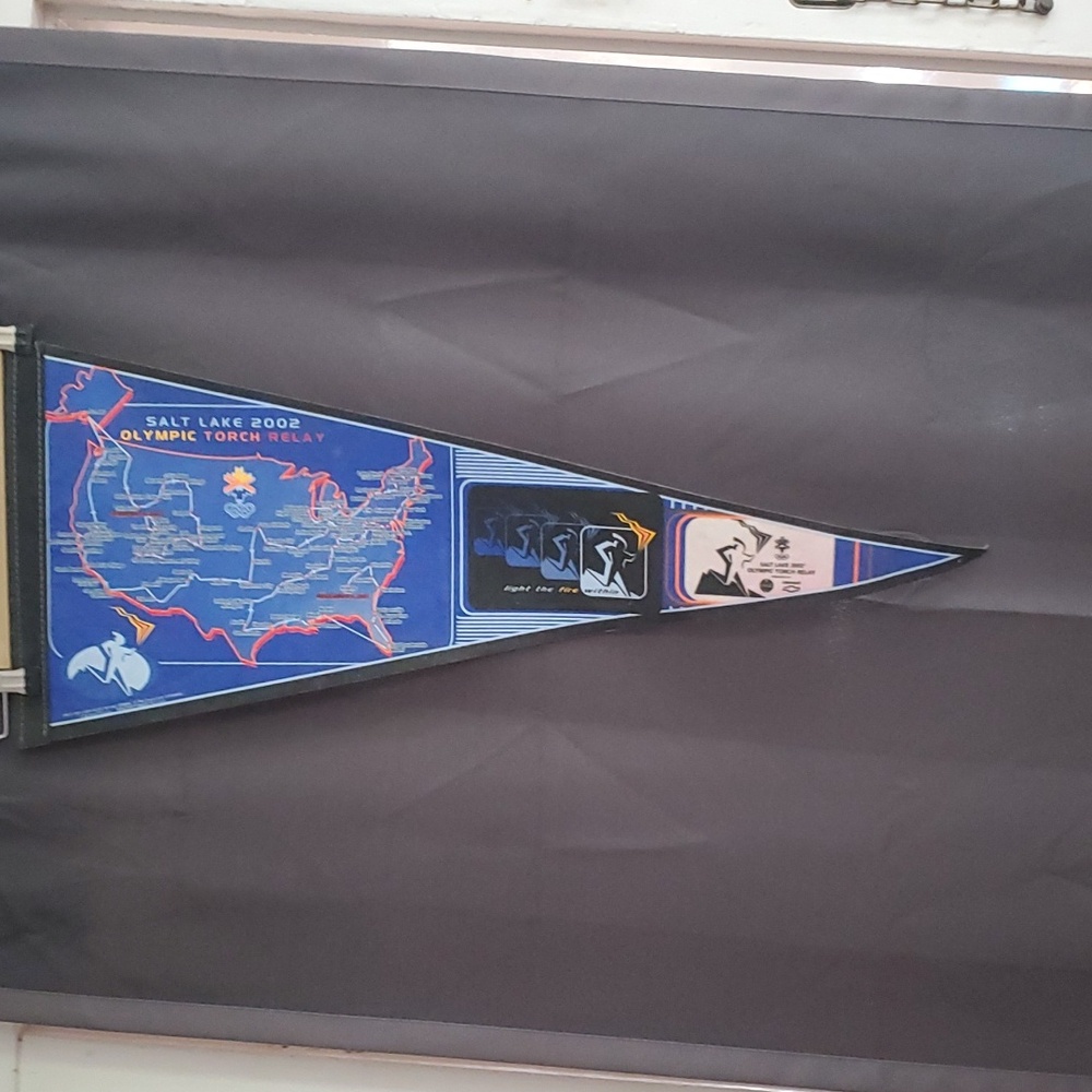 Salt Lake city Olympic torch relay banner